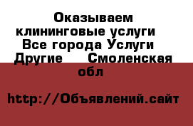 Оказываем клининговые услуги! - Все города Услуги » Другие   . Смоленская обл.